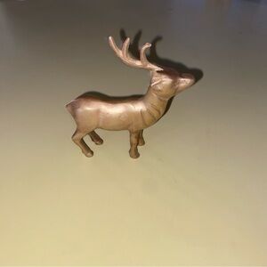 Vintage Brass Deer Stag Reindeer